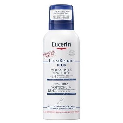 Eucerin UreaRepair Plus Schaum für Fußpflege, 10% Urea, 150 ml