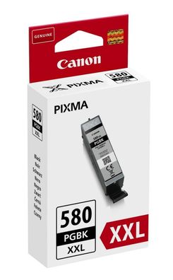Canon PGI-580XXL PGBK (Pigment Black) Original Tinte Schwarz (1970C001) 25,7ml