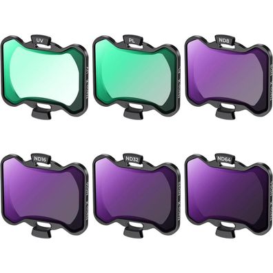 K&F Concept Avata 2 ND Filter Set UV PL ND8 ND16 ND32 ND64 6 Stück DJI Avata 2