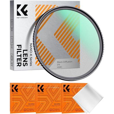 Filter 62mm Black Promist 1/4 Optisches Glas 18-fach Nano-Beschichtung
