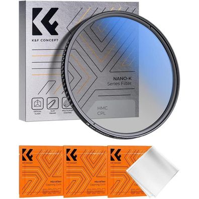 52mm Slim Zirkularer Polfilter Polarisation CPL Optik für Kameraobjektive
