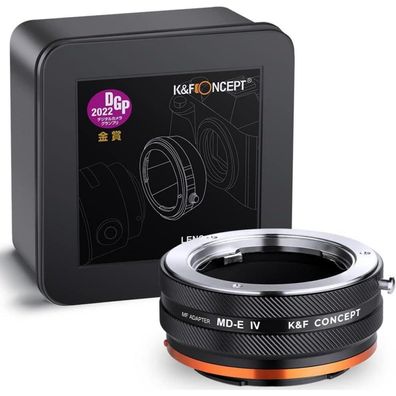 K&F Concept Objektivadapter MD-NEX IV für Minolta Rokkor und Sony E Mount