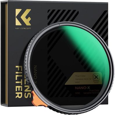 77mm ND-Filter K&F Concept Nano-X Variabler ND2-32 Neutral Graufilter
