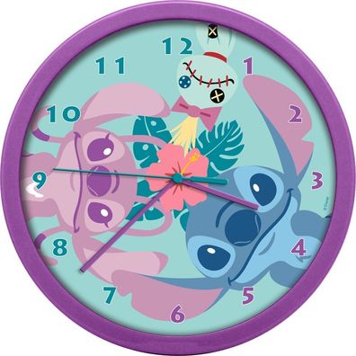 Disney Stitch - Wanduhr für Kinder ca. 24,5 cm