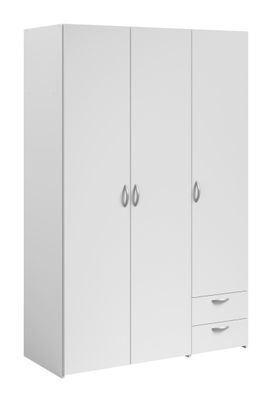 Kleiderschrank 3-trg. Parisot Daily 2 Holzdekor Weiß
