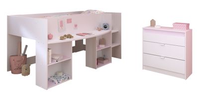 Kinderzimmer-Set 2-tlg. Parisot Pirouette 16 Holzdekor Weiß