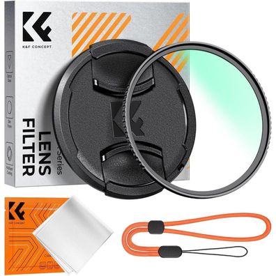 52mm K&F Concept Nano UV Filter Objektivdeckel Reinigungstuch Schutzfilter