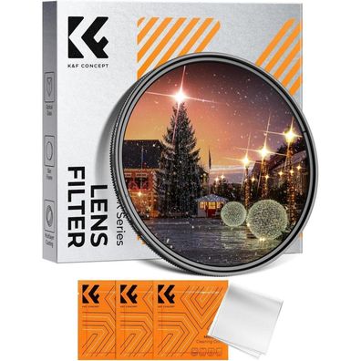 77mm Variabler Sternfilter 4 + 8 Punkte für Sternenlichteffekte Nano Beschichtung