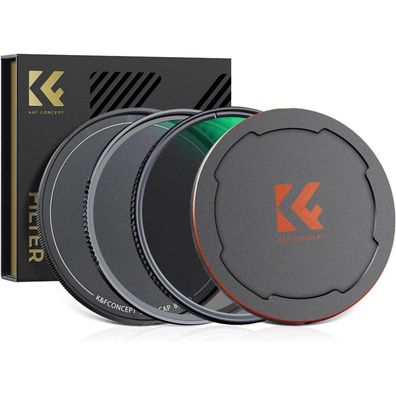 82mm K&F Concept Filter Set Polfilter UV Filter Objektivdeckel Tasche