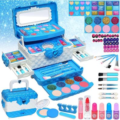 Kinderschminke Set Mädchen Kinder Make Up Spielzeug 57-teilig Halloween