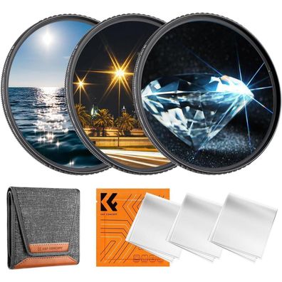 82mm Sternfilter 4 6 8 Punkte K&F Concept Nano K-Serie