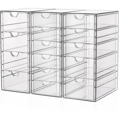 Acryl Schubladenboxen Schreibtisch Organizer Make up 15 Schubladen Büro Schule