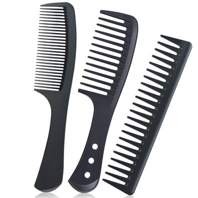 Professionelles Friseurkamm Set, breiter Zahnkamm Kit für Haarstyling