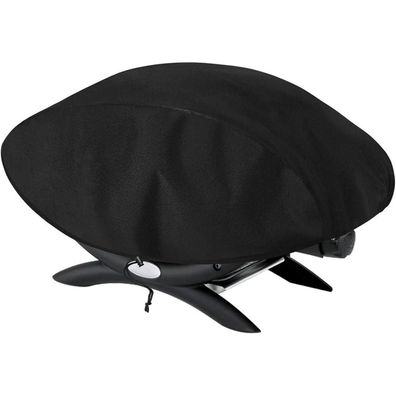 Grillabdeckung Oxford-Gewebe 600D Schwarz für Weber Q100 Q1000 Gasgrill