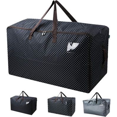 Großer Aufbewahrungsbeutel Blau 100L Organizer Taschen 2er Set