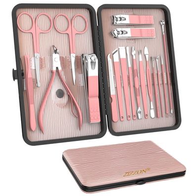 ZIZZON 18 in 1 Maniküre-Set mit Etui