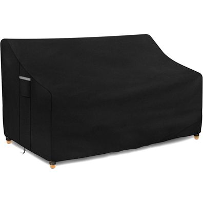 2-Sitzer Gartenbank Schutzhülle Wasserdicht Winterfest Oxford 134x66x63/89cm