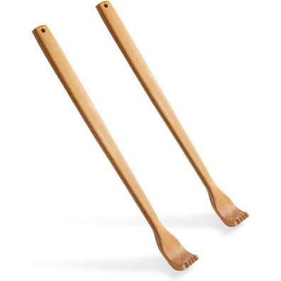 2er Set Holz Rückenkratzer für Sofortige Juckreiz Linderung