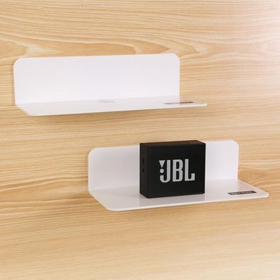 Oaprire Wandregal Weiß 2er-Set Acryl 22.9cm Regal für Schlafzimmer Küche Büro