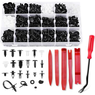 716-teiliges Kfz Auto Befestigung Clips Set mit Demontage Werkzeug