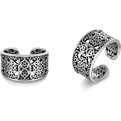 925 Sterling Silber Keltische Knoten Ohrmanschetten Clip-On Ohrringe