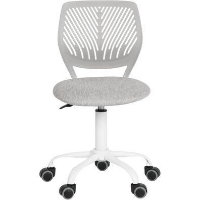 Leinenstoff Ergonomischer Schreibtischstuhl Höhenverstellbar Bürostuhl Teenager