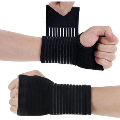 Handgelenkbandage Handgelenkstütze mit Klettverschluss für Sport Atmungsaktiv