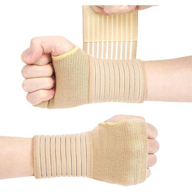 Handgelenkbandage Handgelenkstütze Klettverschluss Sport Alltag Atmungsaktiv