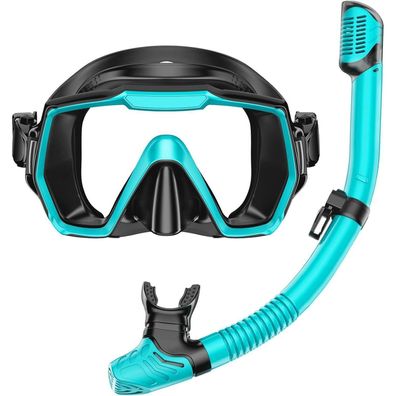 Schnorchelset Erwachsene Anti-Leck Anti-Beschlag Tauchmaske Trockenschnorchel