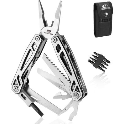 Mossy Oak Multifunktionszange 21 in 1 Multi-Tool mit Klappmesser