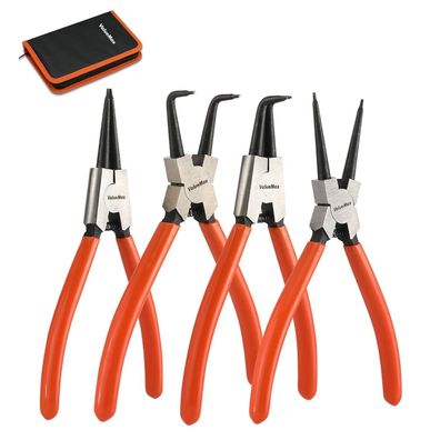 ValueMax Sprengringzangen Set 4tlg. 180mm Tasche Innen Außen sicher gerade