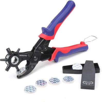 Revolverlochzange Lochzange Leder Puncher 255 MM Rund 3,5-4-4,5 MM Rechteckige