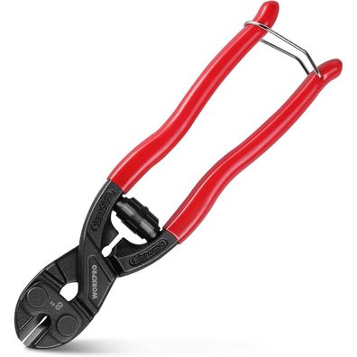 Workpro Bolzenschneider Mini Cr-V Stahl 210mm mit gehärteten Backen und Feder