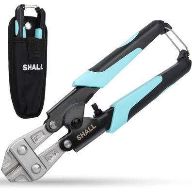 SHALL Mini Bolt Cutter 210mm 8-Zoll Heavy Duty Drahtschneider Gürteltasche