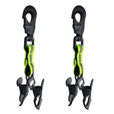 Feuerwehr Handschuhhalter Clips Wanderschnalle Aufhänger Grün