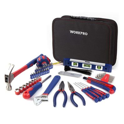 Workpro 100-teiliges Werkzeugset für Heimarbeit und Reparatur