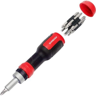 Sharden 13-in-1 Ratschen-Schraubendreher Multitool Torx Schlitz Kreuzschlitz