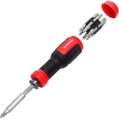 Sharden Multibit Schraubendreher Set 13-in-1 Magnetisch Ratsche Torx Schlitz