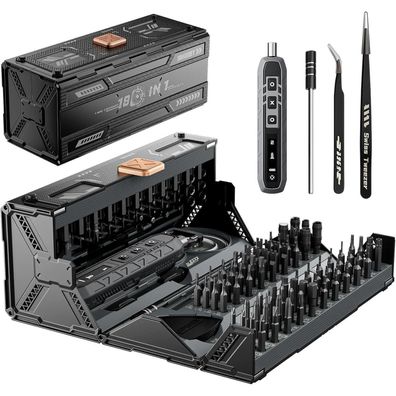 JAKEMY 180-in-1 Elektro Schraubendreher Set Feinmechaniker Werkzeug PS5 iPhone