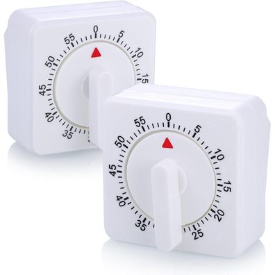 Hejo Küchentimer 2 Stück Lauter Alarm Eieruhr 60 Minuten Timer