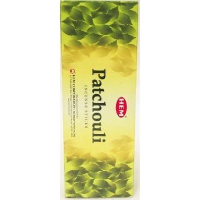 Hem Patchouli Räucherstäbchen 120 Stäbchen 6er-Pack Indien
