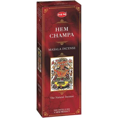 HEM Champa Masala Räucherstäbchen, 90 Stück (120g) Box