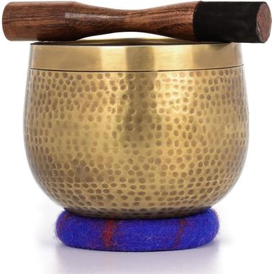 Tibetanisches Klangschalen-Set 100% handgehämmert Nepal Meditation Yoga Chakra