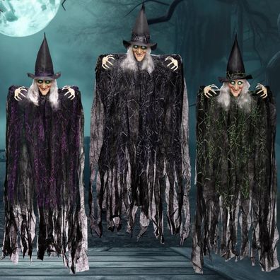 JOYIN 3 Stück Halloween hängende Hexen 89,7 cm biegsame Arme