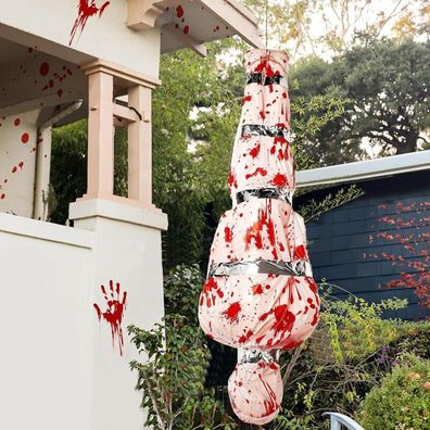 Halloween Deko Leichensack Aufblasbar Gefälschte Leiche Requisiten 2024 Neu