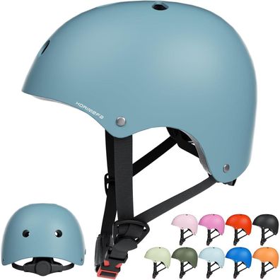 Korimefa Kinder Fahrradhelm Skaterhelm Verstellbar CE für Fahrrad Roller