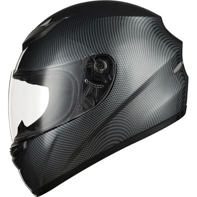 Integralhelm Favoto für Erwachsene XL ECE Atmungsaktiv Kohlefaser