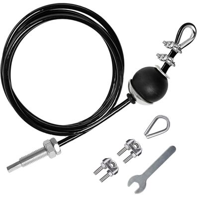 Fitness Kabelzug Seil 3,5m Stahlseil für Kraftstation Training Home Gym