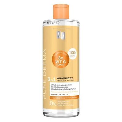 Oceanic Pure Derma 3-in-1 Mizellenloesung mit Vitaminen, 500 ml
