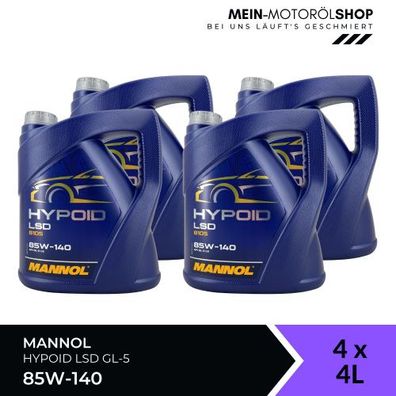 Mannol Hypoid LSD 85W-140 GL-5 4x4 Liter